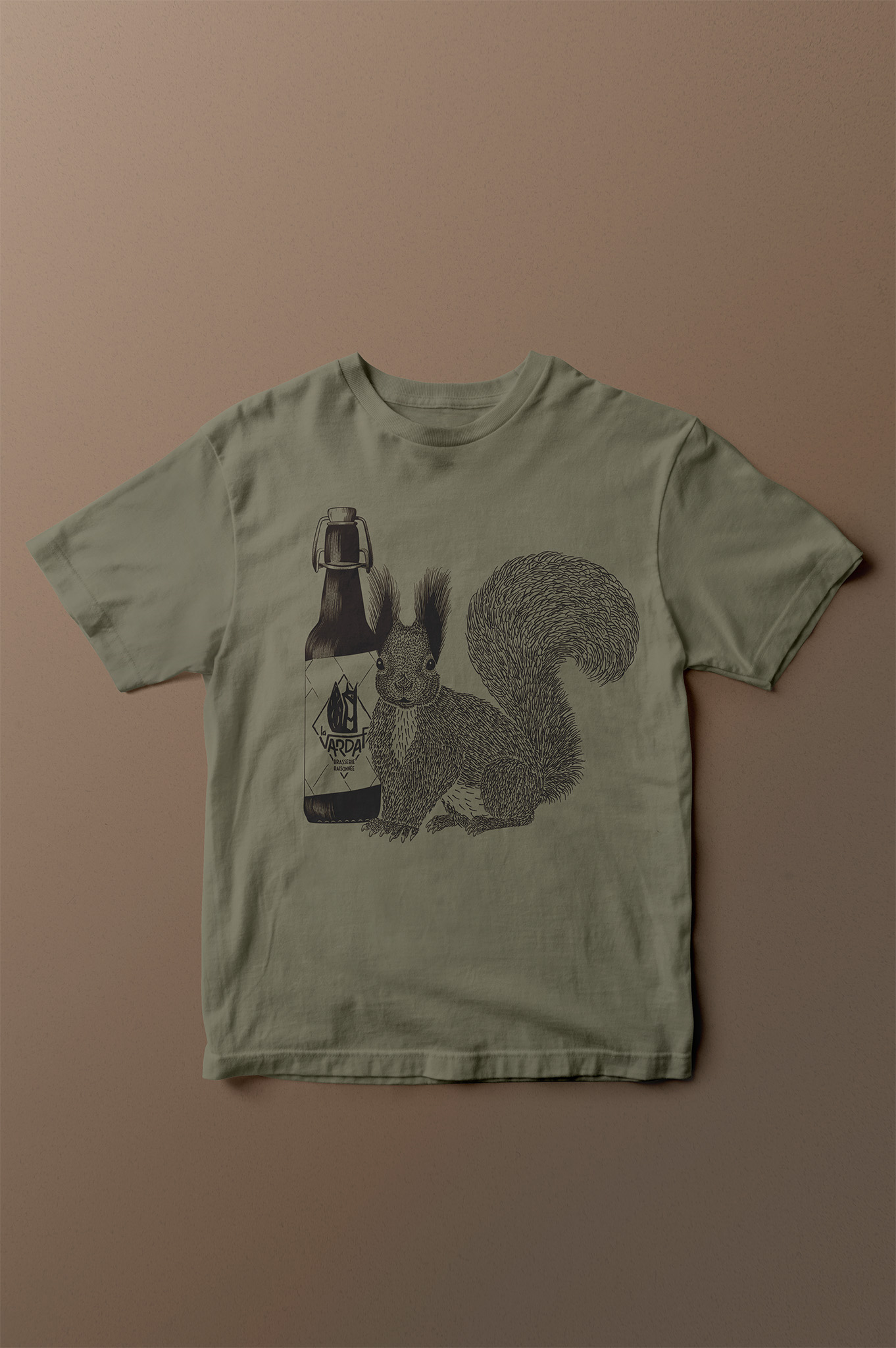 brasserie graphisme tshirt dessin