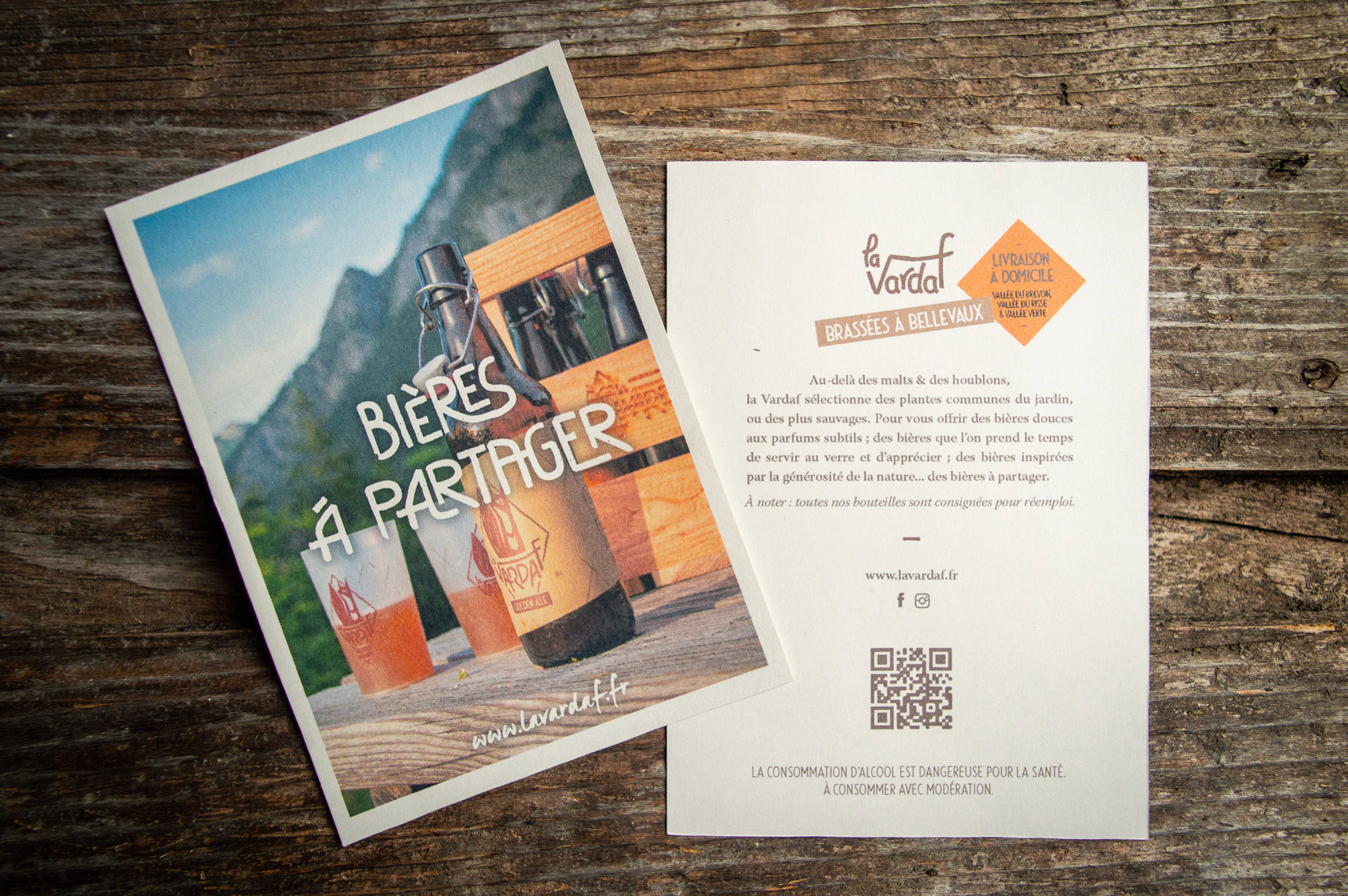 graphisme flyer brasserie artisanale haute savoie
