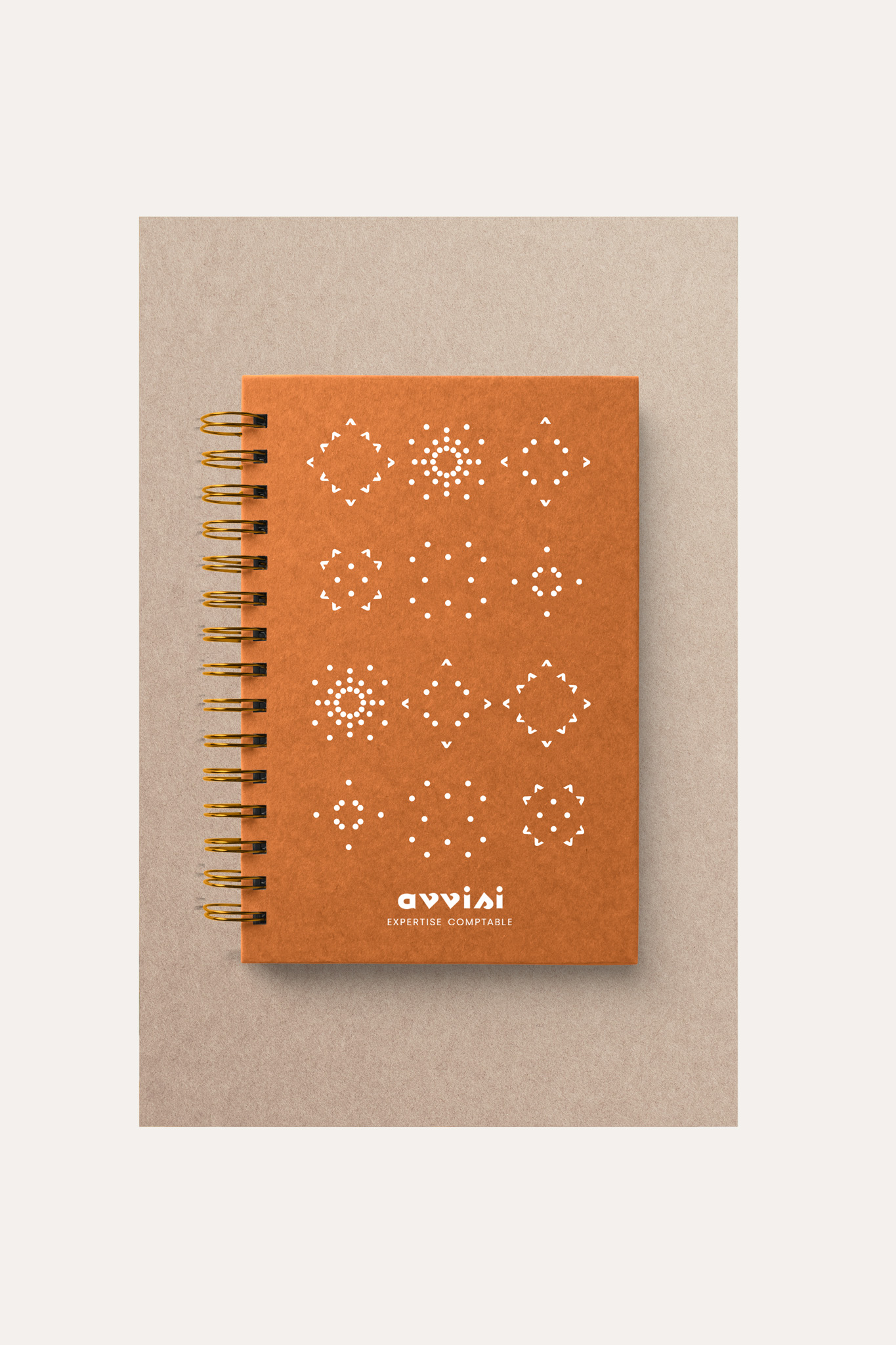graphiste papeterie carnet expert comptable