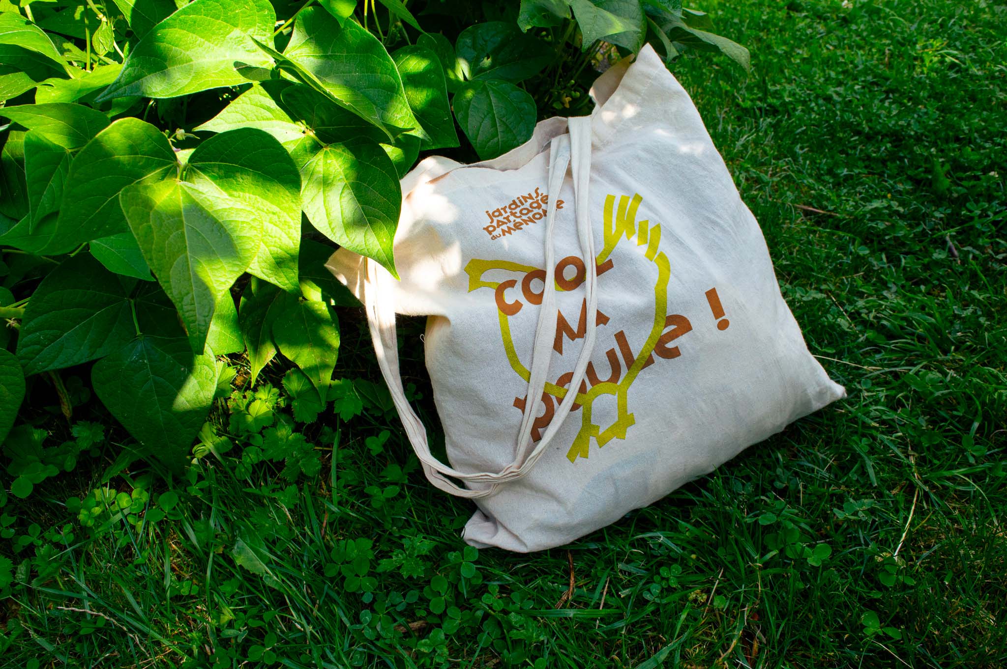 graphiste visuel totebag collectif citoyen jardin
