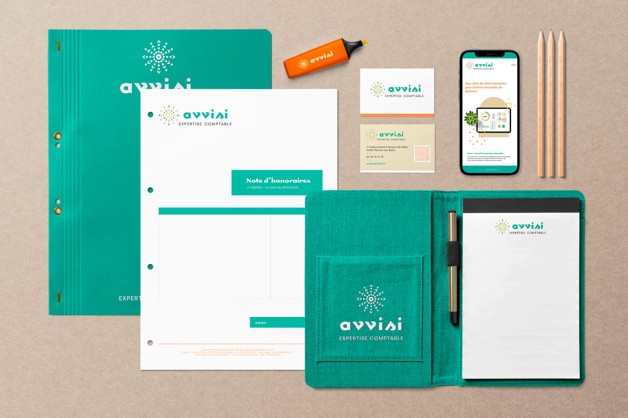 logotype papeterie expertise comptable