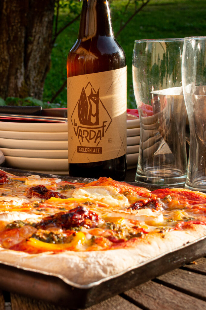 photo packaging biere artisanale repas