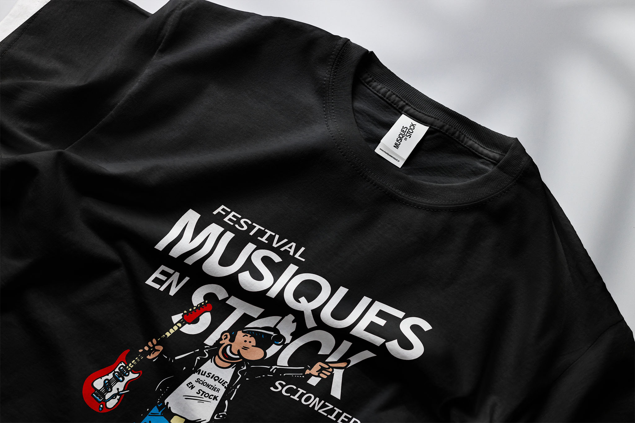 tshirt benevoles musiques en stock festival